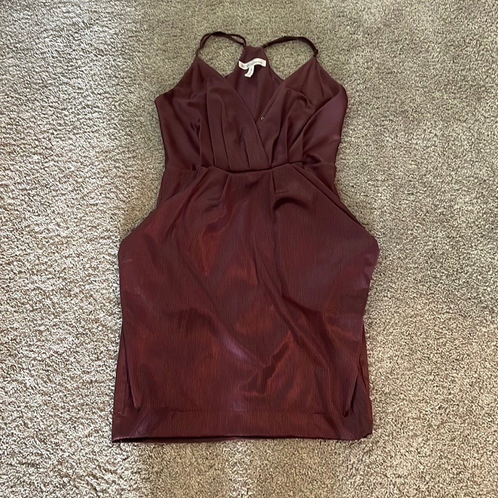 purple dress